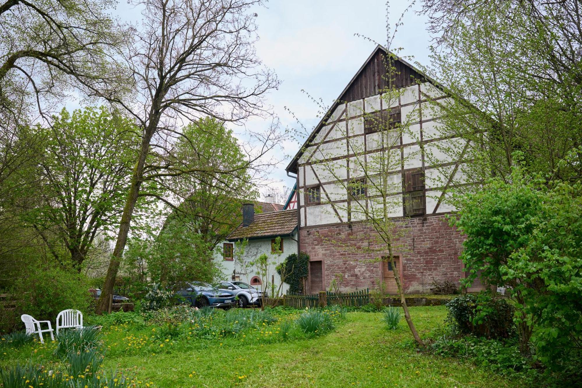 Ferienwohnung In Historischer Muehle Buchen  Luaran gambar